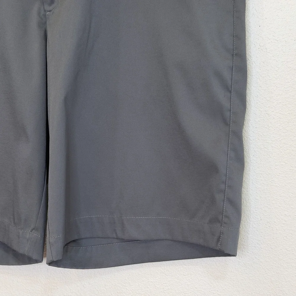 Nike Golf Dri Fit Chino Shorts Mens Sz 38 Gray Standard Fit Stretch Performance